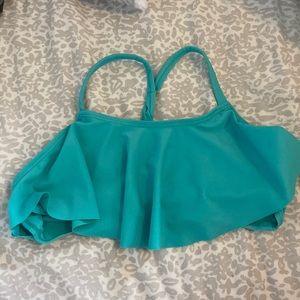 kids L teal bikini